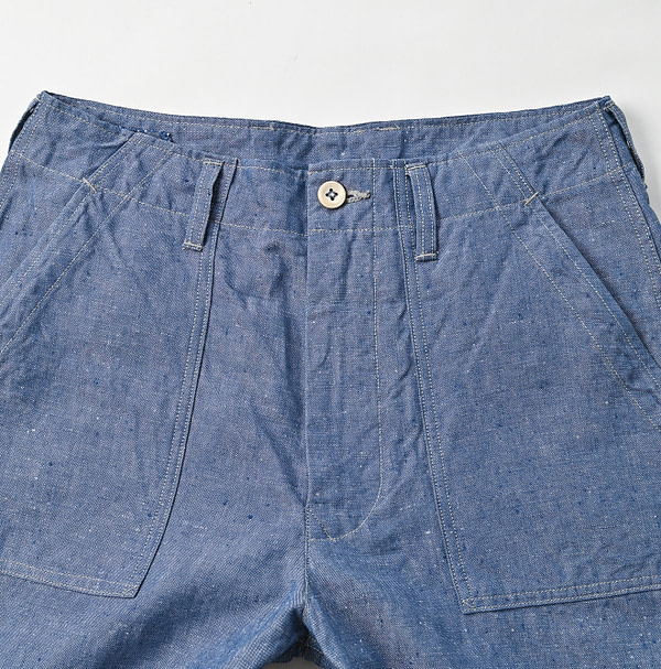 Linen Cloth 908 Baker Short Pants Detail