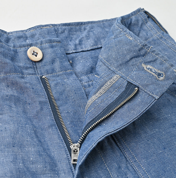 Linen Cloth 908 Baker Short Pants Detail