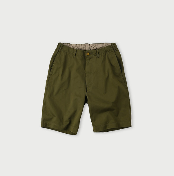 908 Double Thread Chino Poppo Short Khaki