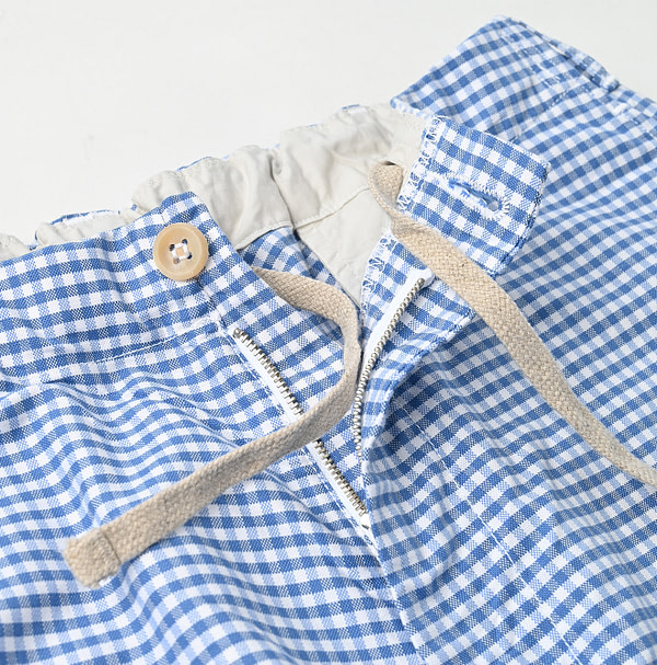 Supima OX 908 Easy Poppo Short Pants Detail