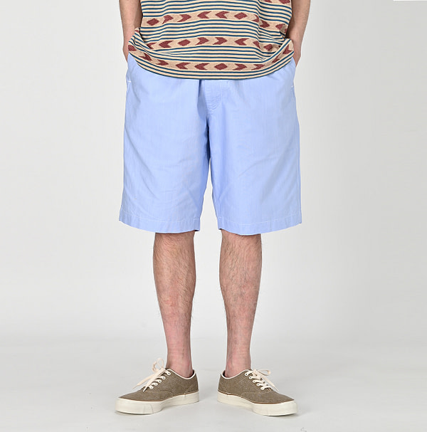 Supima OX 908 Easy Poppo Short Pants Male Model