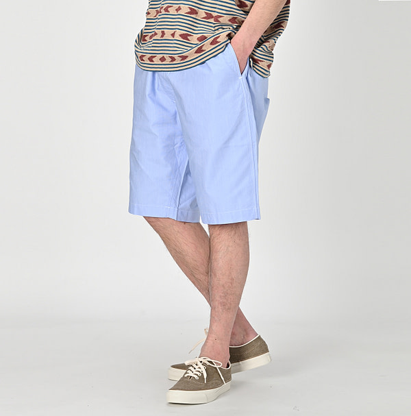 Supima OX 908 Easy Poppo Short Pants Male Model