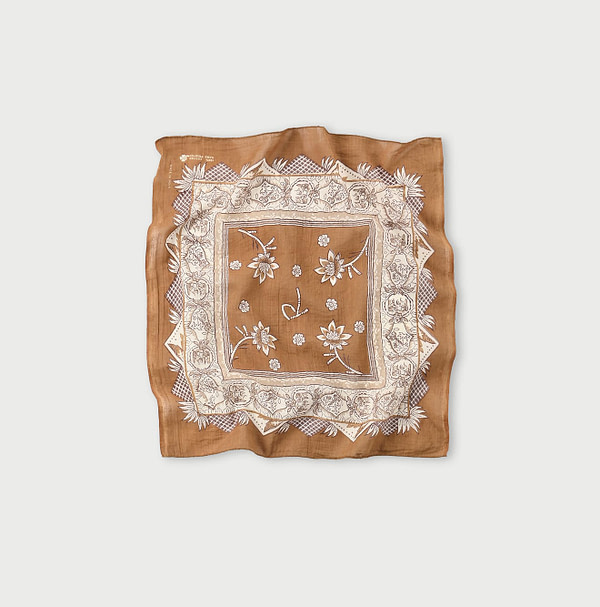 Indian Khadi Sarasa Bandana Camel