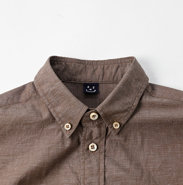 Hakeme 908 Ocean Button Down Shirt Detail