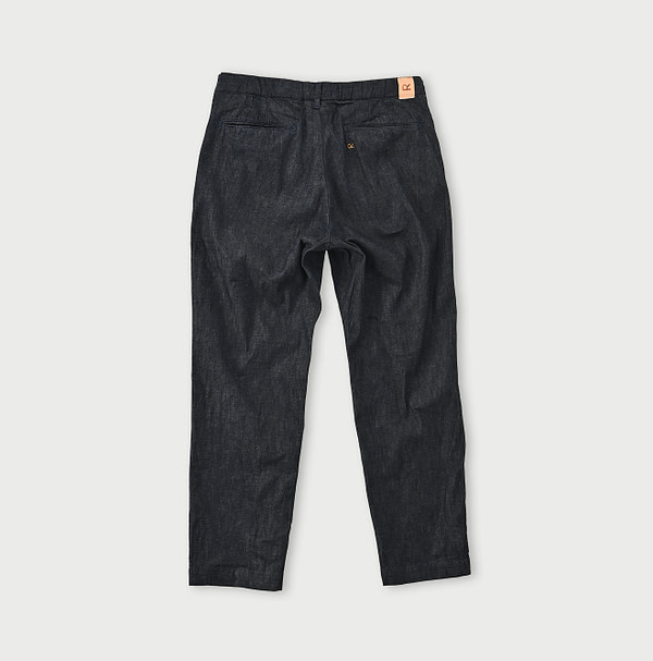 Mugihiko Denim Easy Slacks MEN Back