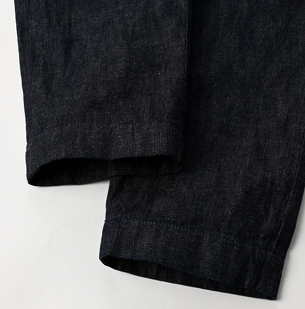 Mugihiko Denim Easy Slacks WOMEN Detail