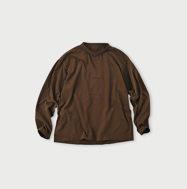 908 Ocean T-shirt Long Sleeve Brown