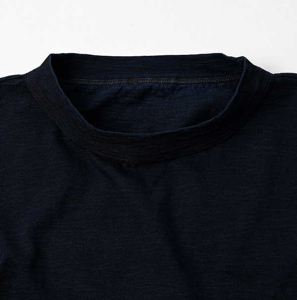 Indigo 908 Ocean T-shirt Long Sleeve Detail