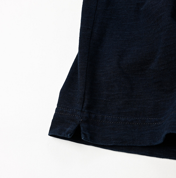 Indigo 908 Ocean T-shirt Long Sleeve Detail