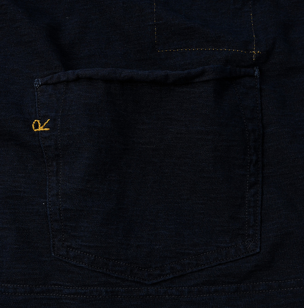 Indigo 908 Ocean T-shirt Long Sleeve Detail