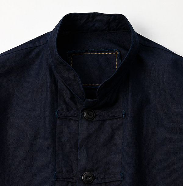 Indigo Supima OX 908 8-knot All Detail