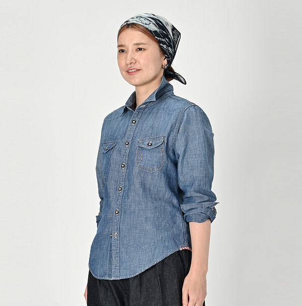 Cotton Linen Dungaree Petite Eastern Shirt Sei Female Model