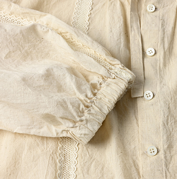 Khadi Ribbon Blouse Detail