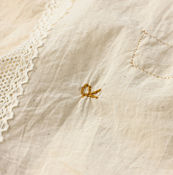 Khadi Ribbon Blouse Detail