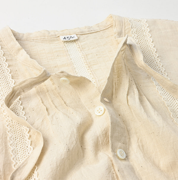 Khadi Ribbon Blouse Detail