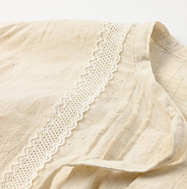 Khadi Ribbon Blouse Detail