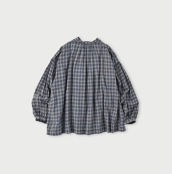 Autumn Breeze Khadi Smock Blouse Back