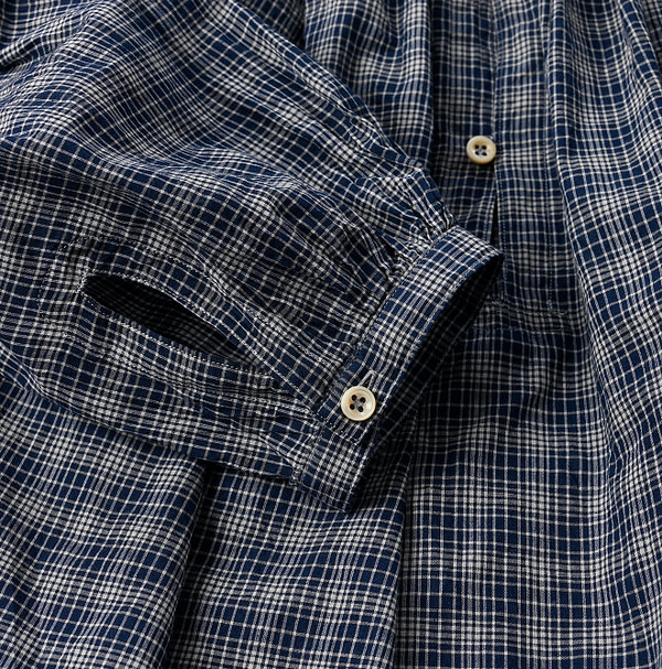 Autumn Breeze Khadi Smock Blouse Detail