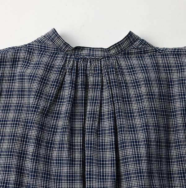 Autumn Breeze Khadi Smock Blouse Detail