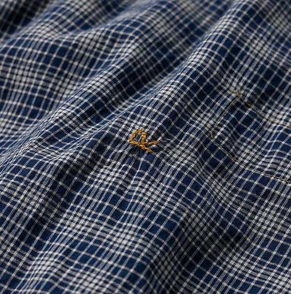 Autumn Breeze Khadi Smock Blouse Detail