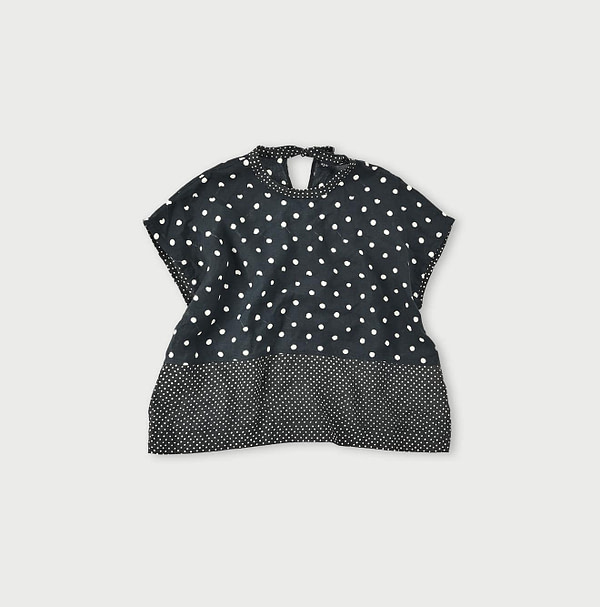 Indian Linen Dot Print M Camisole Charcoal