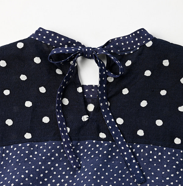 Indian Linen Dot Print M Camisole Detail