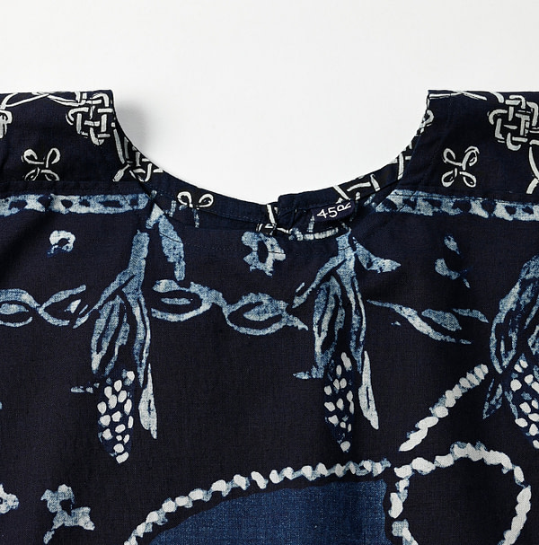 Indigo Picture Book Bandana M Camisole Detail