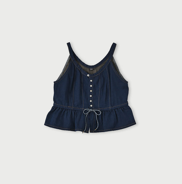 Omugi Denim Camisole Nou Dash Indigo Nou