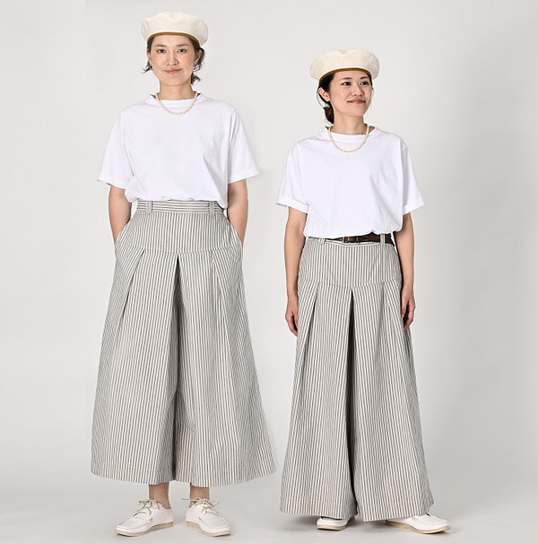 Cook Weather Long Culotte Skirt Female Models