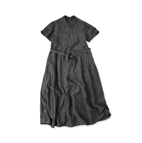 Cotton Linen Dungaree Dress Nou Kageiro Nando Dungaree