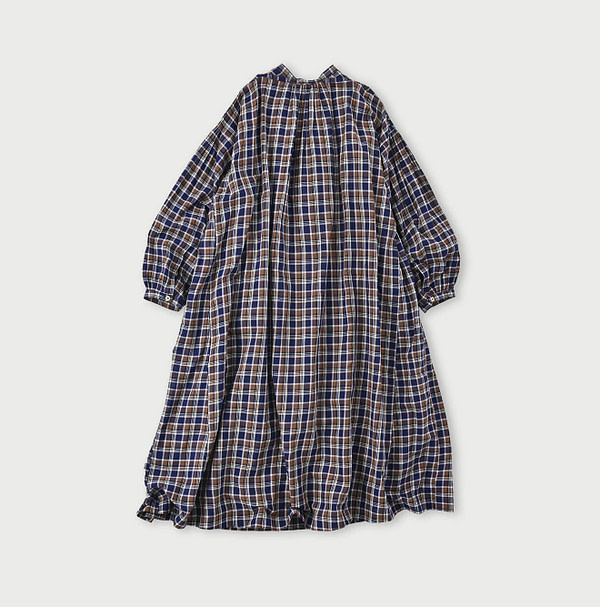 Autumn Breeze Khadi Smock Dress Back