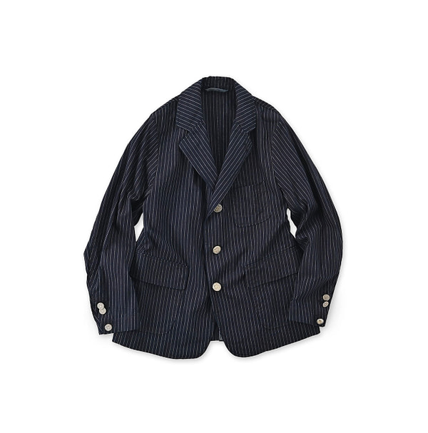 Indigo Cook Weather 908 Blazer Indigo Pinstripes