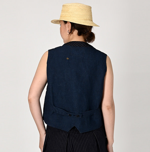 Indigo Cook Weather 908 Vest Female Model