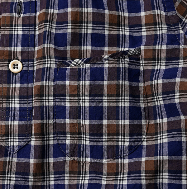 Autumn Breeze Khadi 908 Loafer Button Down Pull Shirt Detail