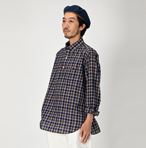 Autumn Breeze Khadi 908 Loafer Button Down Pull Shirt Male Model