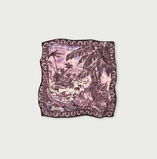 Gauze Picture Book Bandana Enji