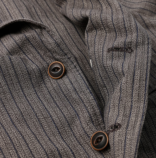 Yorimoku Cotton Tweed 908 Blazer Detail