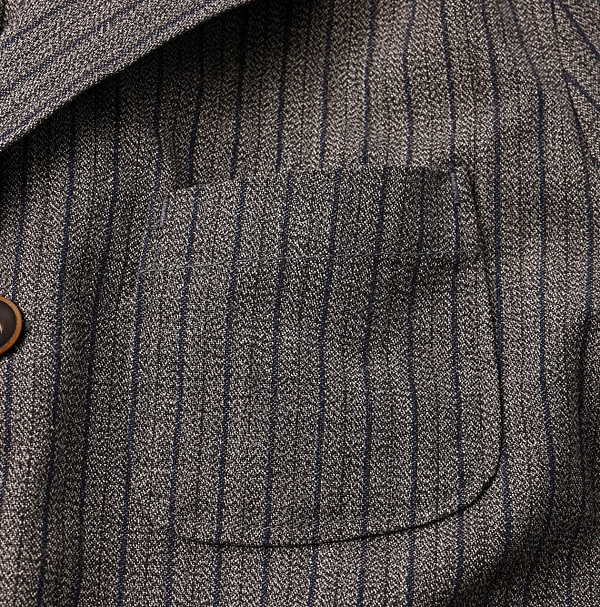Yorimoku Cotton Tweed 908 Blazer Detail