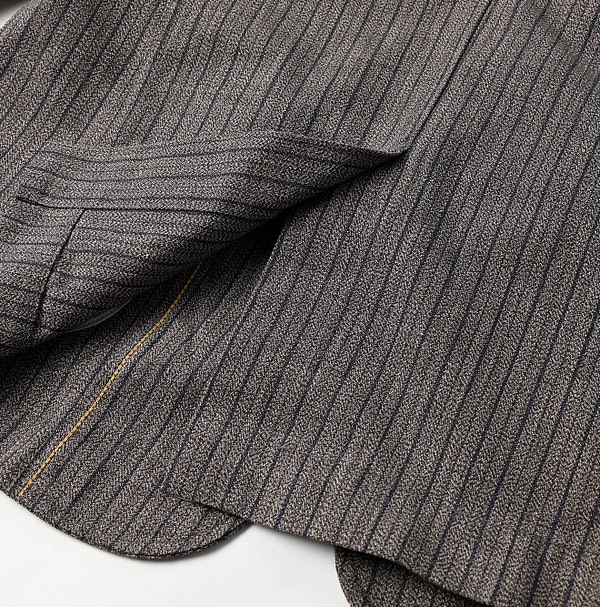 Yorimoku Cotton Tweed 908 Blazer Detail