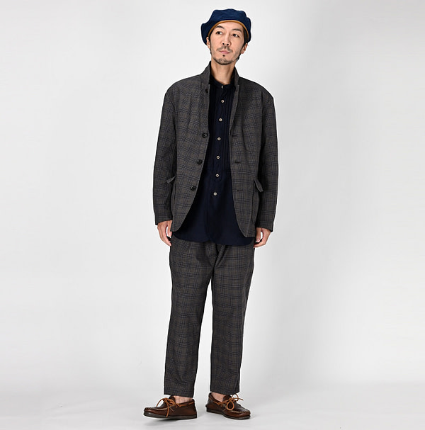 Yorimoku Cotton Tweed 908 Blazer Male Model