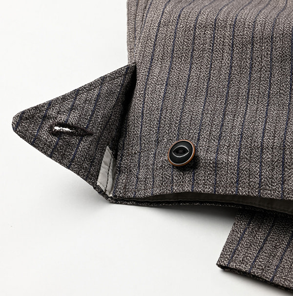 Yorimoku Cotton Tweed 908 Joppan Detail