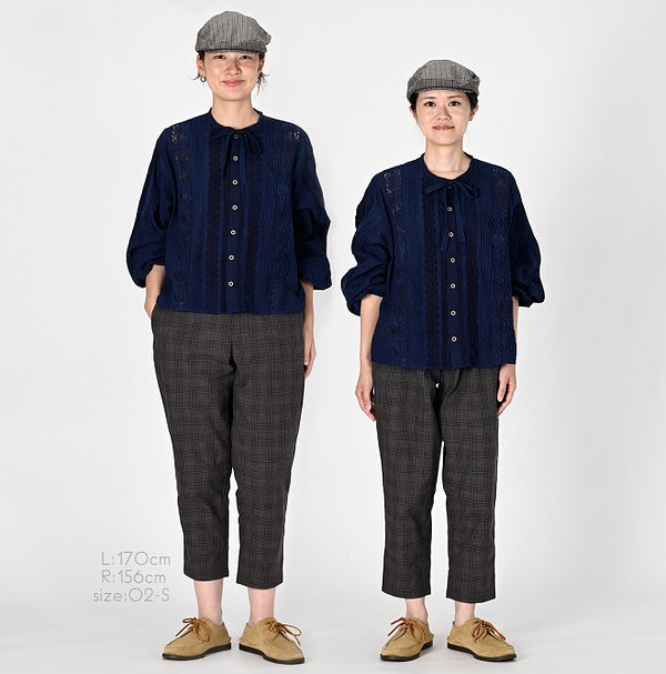 Yorimoku Cotton Tweed 908 Joppan Female Models