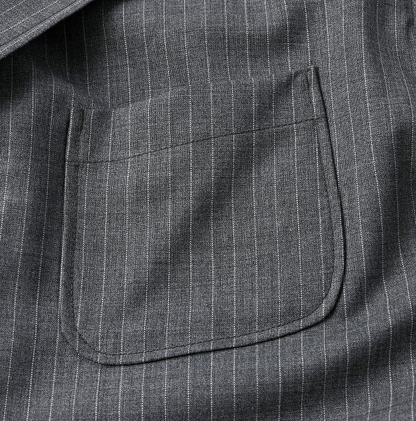 Combed Wool Blazer Detail