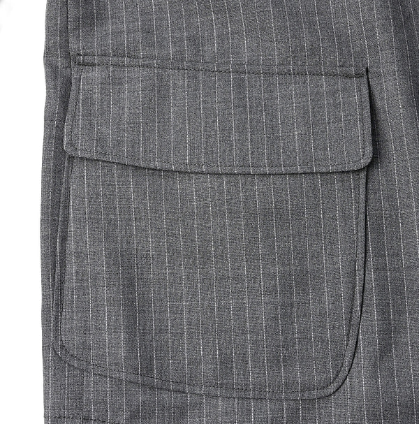 Combed Wool Blazer Detail