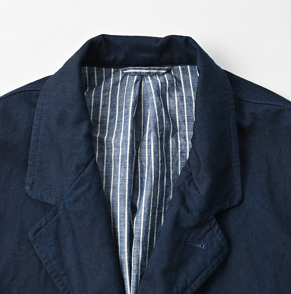 Indigo Okome Chino Chir-go Jacket MEN Detail