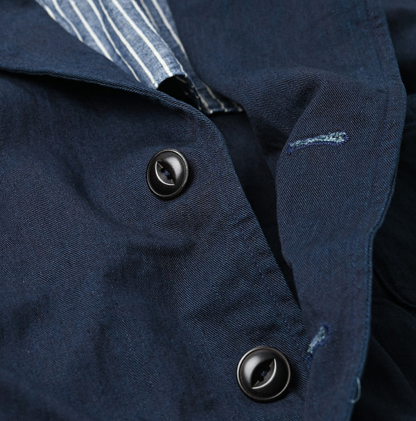 Indigo Okome Chino Chir-go Jacket MEN Detail