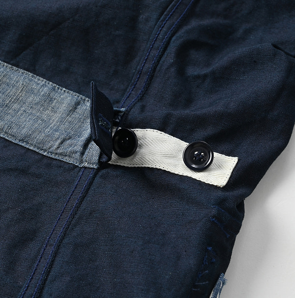 Indigo Okome Chino Chir-go Jacket MEN Detail