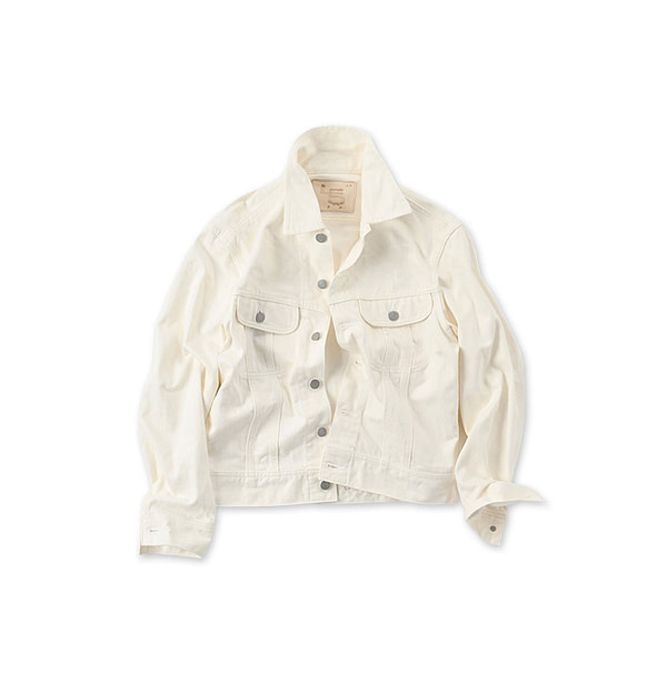 Rye Mugi Denim 908 Hikohime Jacket White