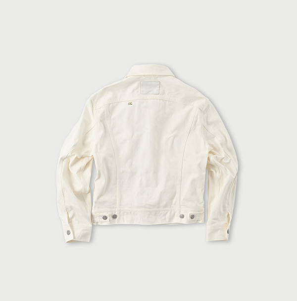 Rye Mugi Denim 908 Hikohime Jacket White Back