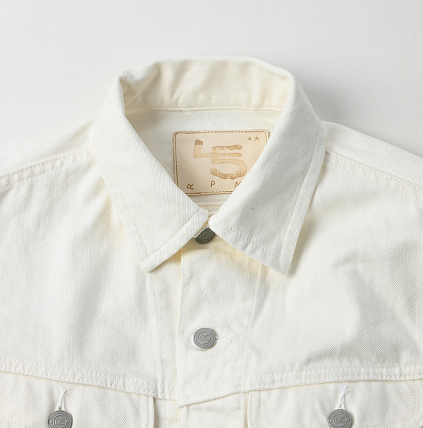 Rye Mugi Denim 908 Hikohime Jacket White Detail